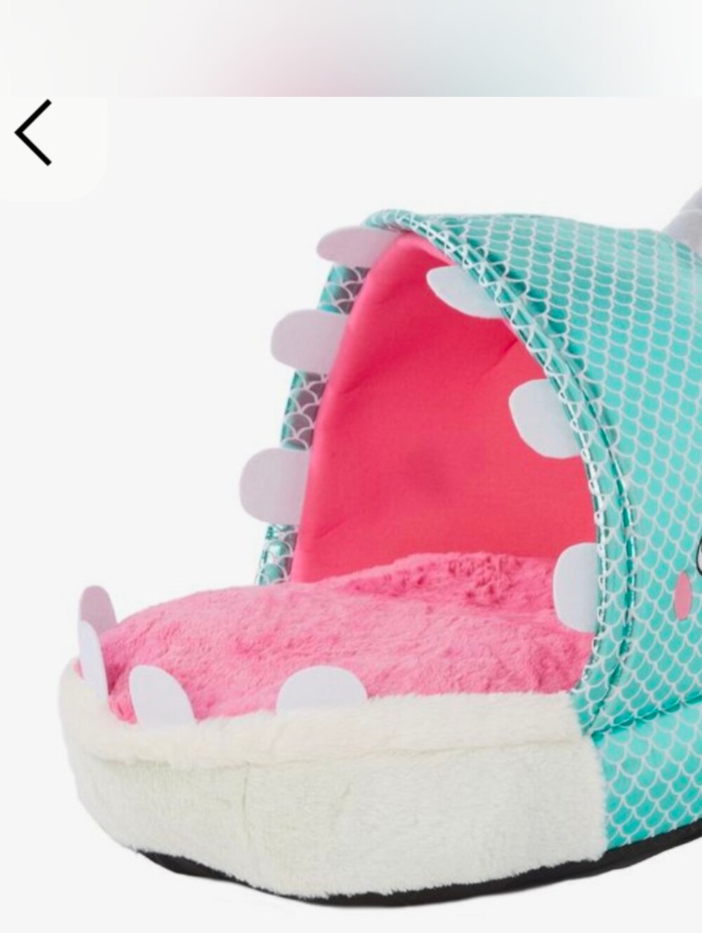 NWT Small Plush Narwhal Pet Bed Pink & Teal